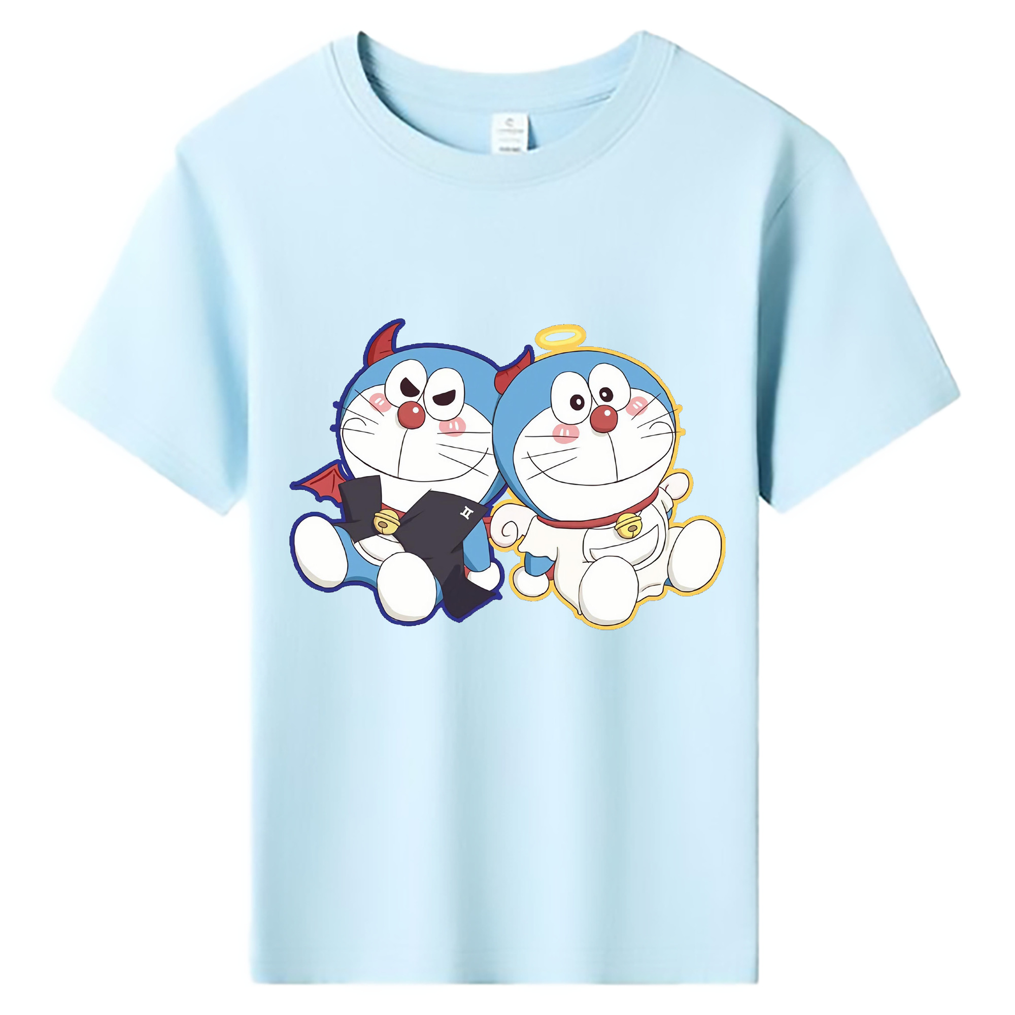 （画像用） ドラえもん Doraemon 綿100％キッズTシャツ（フロントプリント）